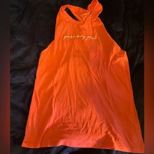 Pink ‘You’re doing great’ tank top.